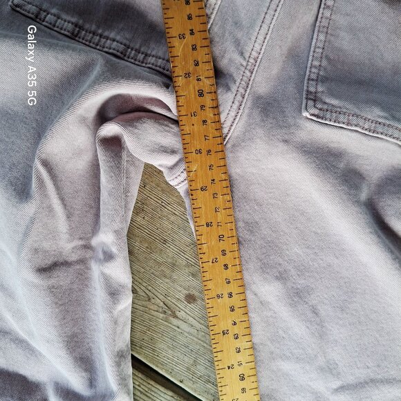 American Eagle Women's Light Pink High-Waisted Straight-Leg Jeans Size 6 Preppy - Picture 14 of 16